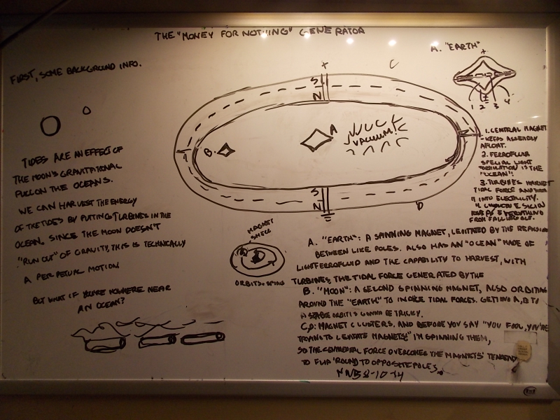 Illustration for article titled By Jove, I've cracked it! (Perpetual Motion)